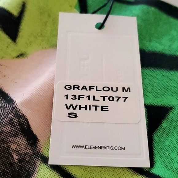 NWT Eleven Paris Life Is A Joke Jesus Loves Wolves Graffiti Graphic T-Shirt S - Picture 9 of 9